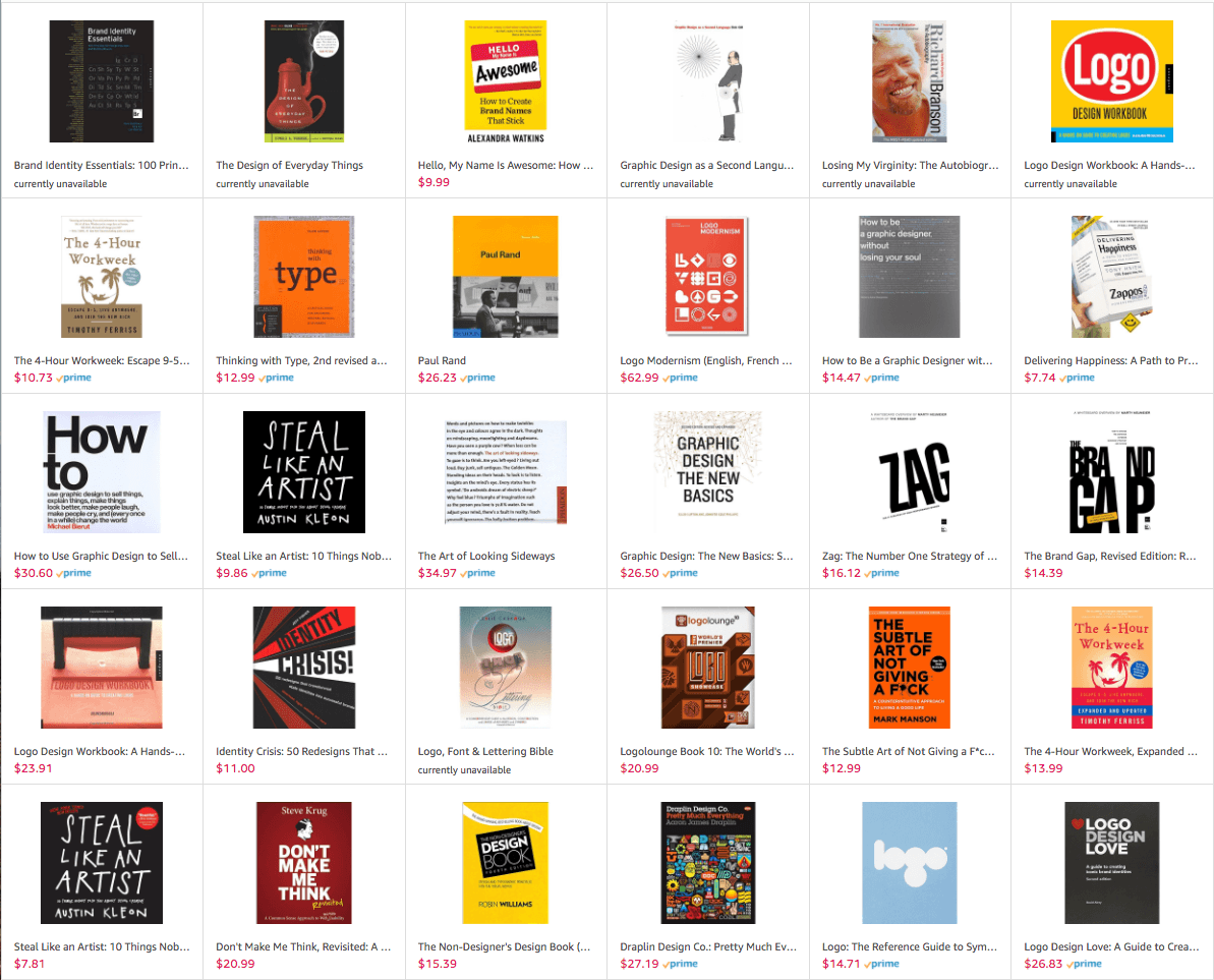 Amazon Books Logo - My Top 7 Favorite Branding & Logo Books | JUST™ Creative