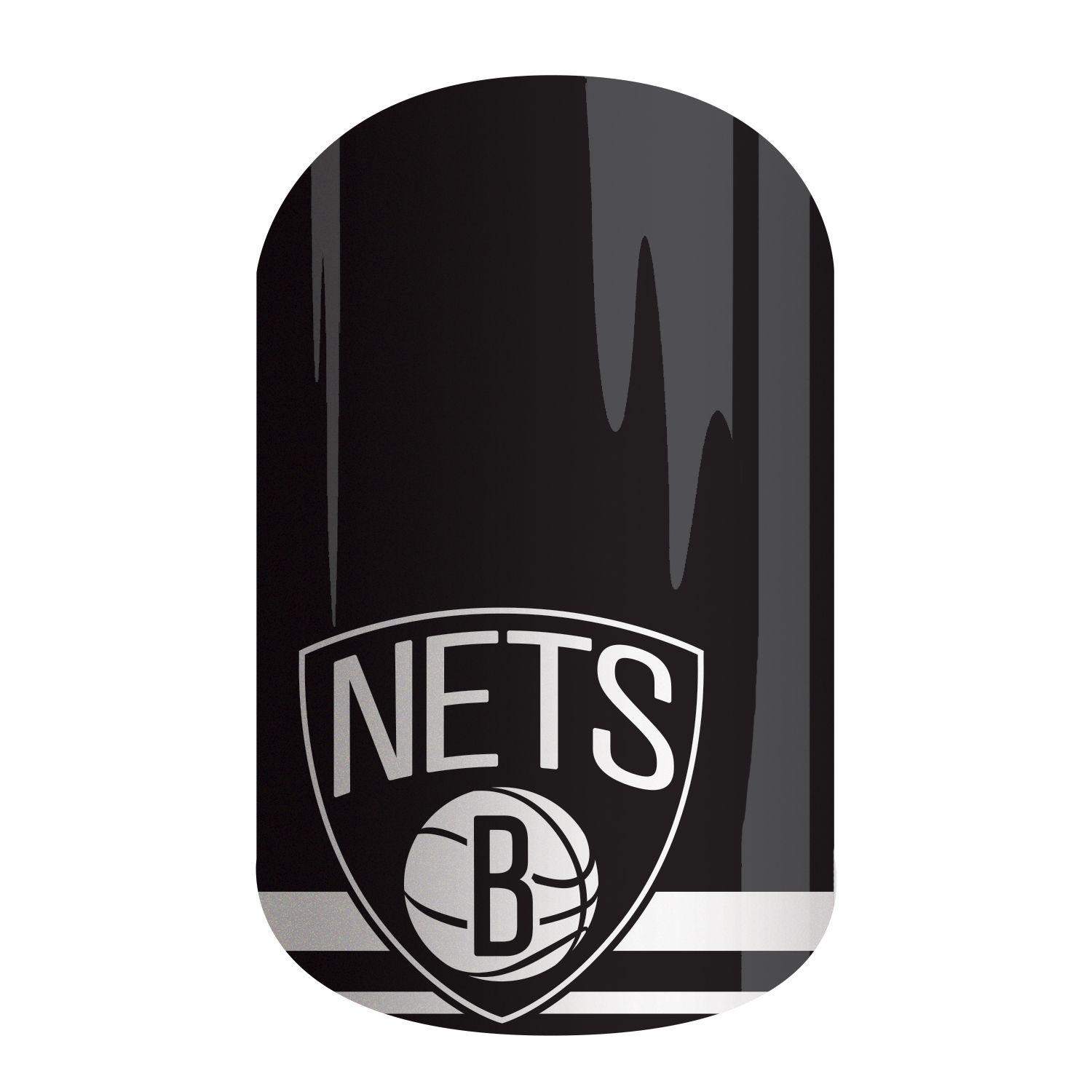 Jamberry Black and White Logo - Brooklyn Nets