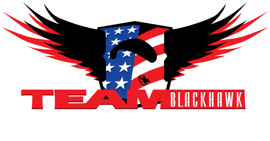 Red and Black Hawk Logo - About Our Team - BlackHawk Paramotor