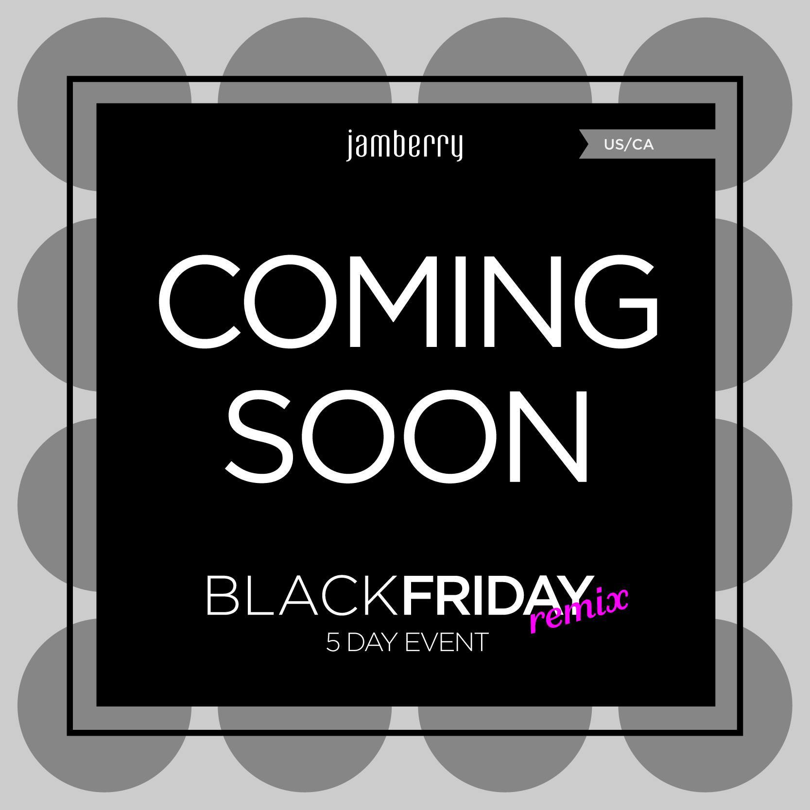 Jamberry Black and White Logo - Black Friday Specials & More Coming Soon!