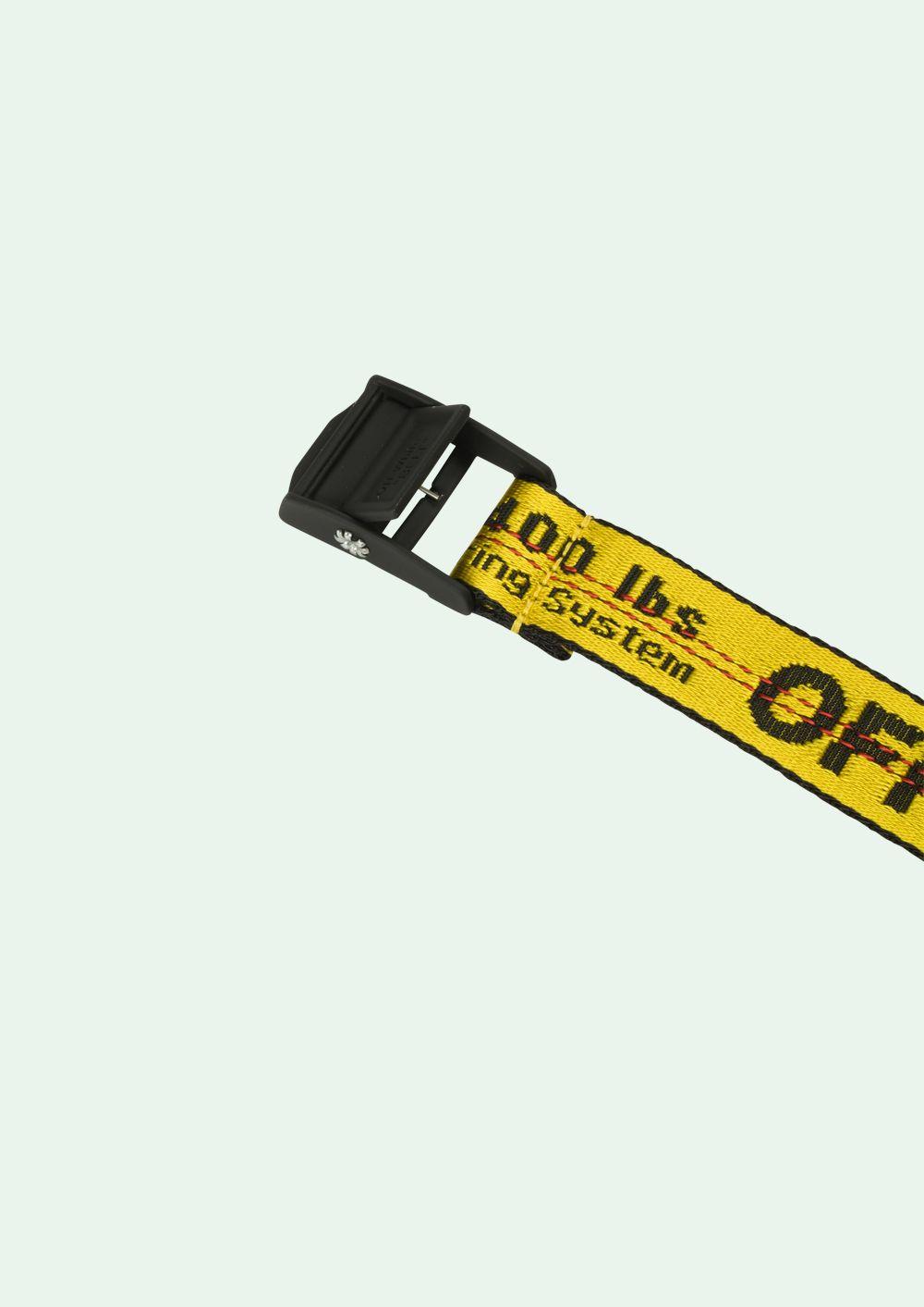 Yellow Black and White Logo - OFF WHITE - Belts - OffWhite