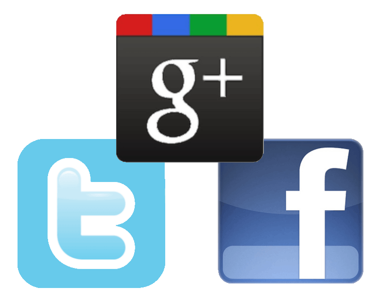 Facebook Google Plus Logo - How to auto-post Google Plus to Facebook and Twitter | Blog It? Get It!