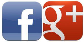 Facebook Google Plus Logo - Facebook vs Google Plus