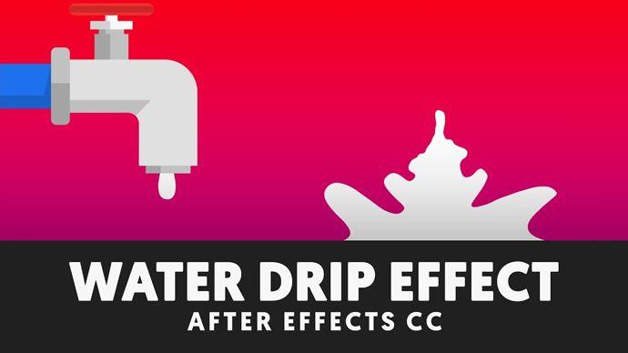 Drip Effect Logo - After Effects - Liquid Drip and Splash Effect Tutorial