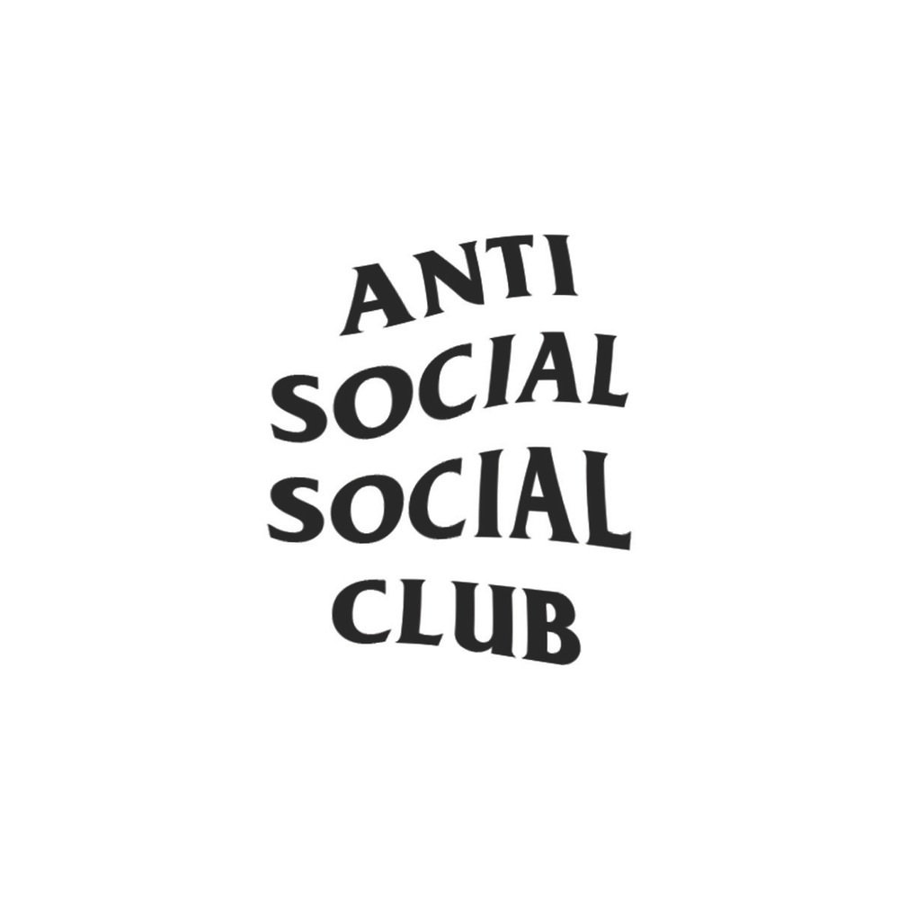 Anti Social Social Club Black Logo - AntiSocialSocialClub