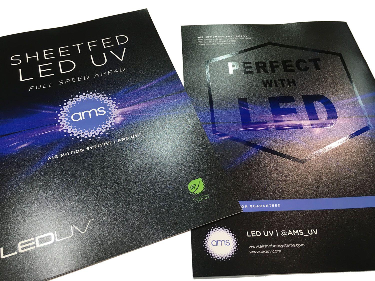 Drip Effect Logo - AMS Announces New Inline LED UV Drip Off Spot Coating Effects At