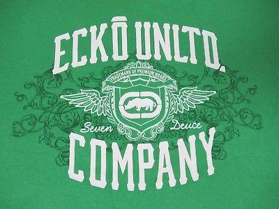 Drip Effect Logo - ECKO UNLTD - Name And Logo With Paint Drip Effect - Small - Black T ...