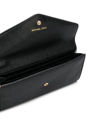 And White Black Envelopelogo Logo - Michael Michael Kors Envelope Logo Wallet - Farfetch