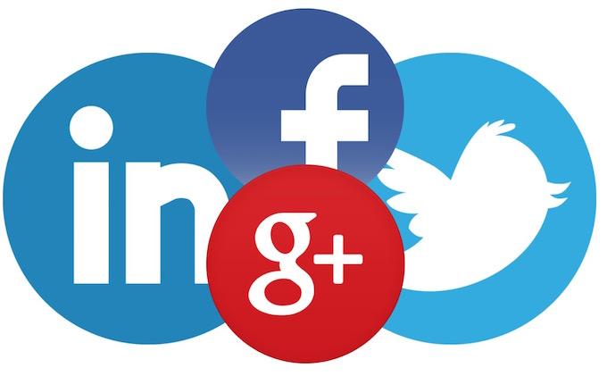 Facebook Google Plus Logo - google-plus-facebook-linkedin-twitter - Amplify My Business