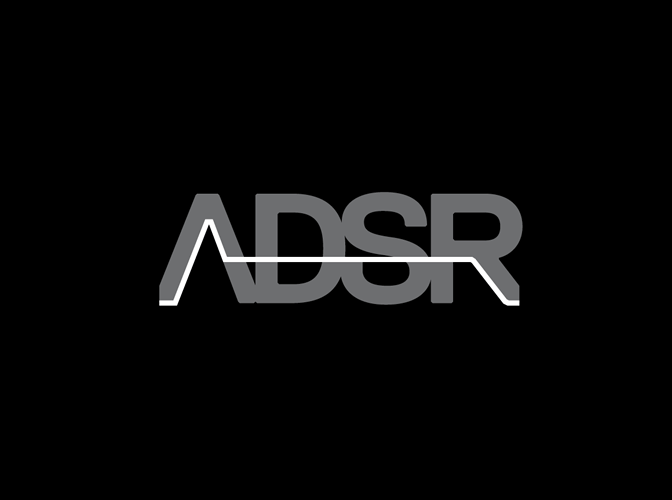 And White Black Envelopelogo Logo - ADSR Envelope Logo (from www.adsrsounds.com) #Audio #ADSR #Synth ...