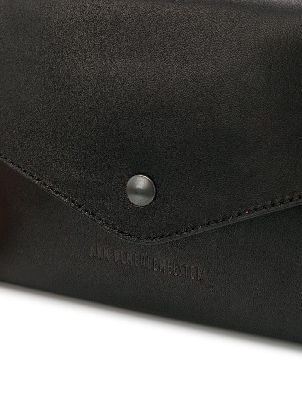 And White Black Envelopelogo Logo - Lyst - Ann Demeulemeester Envelope Logo Shoulder Bag in Black for Men