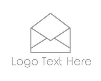 And White Black Envelopelogo Logo - Envelope Logo Maker | Page 2 | BrandCrowd