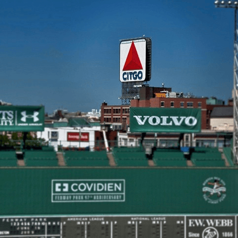 Red Triangle Company Logo - Fenway & The Big Red Triangle