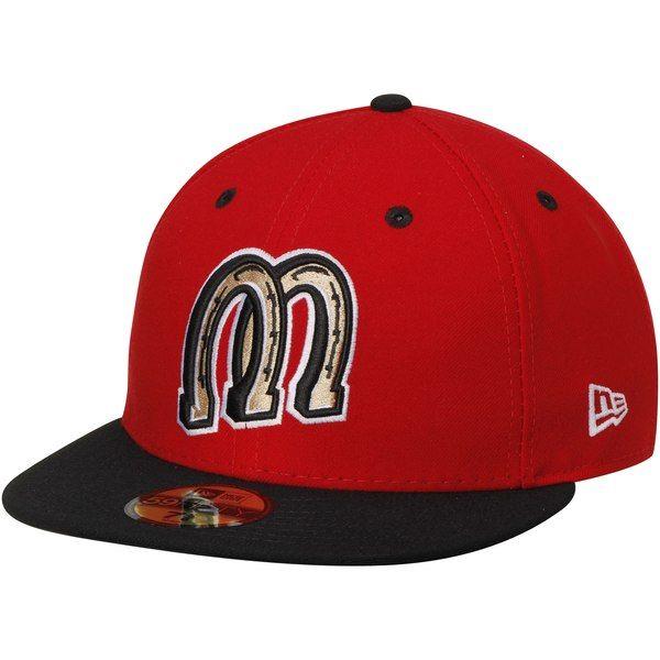 Billings Mustangs Logo - Men's Billings Mustangs New Era Red/Black Authentic Home 59FIFTY ...