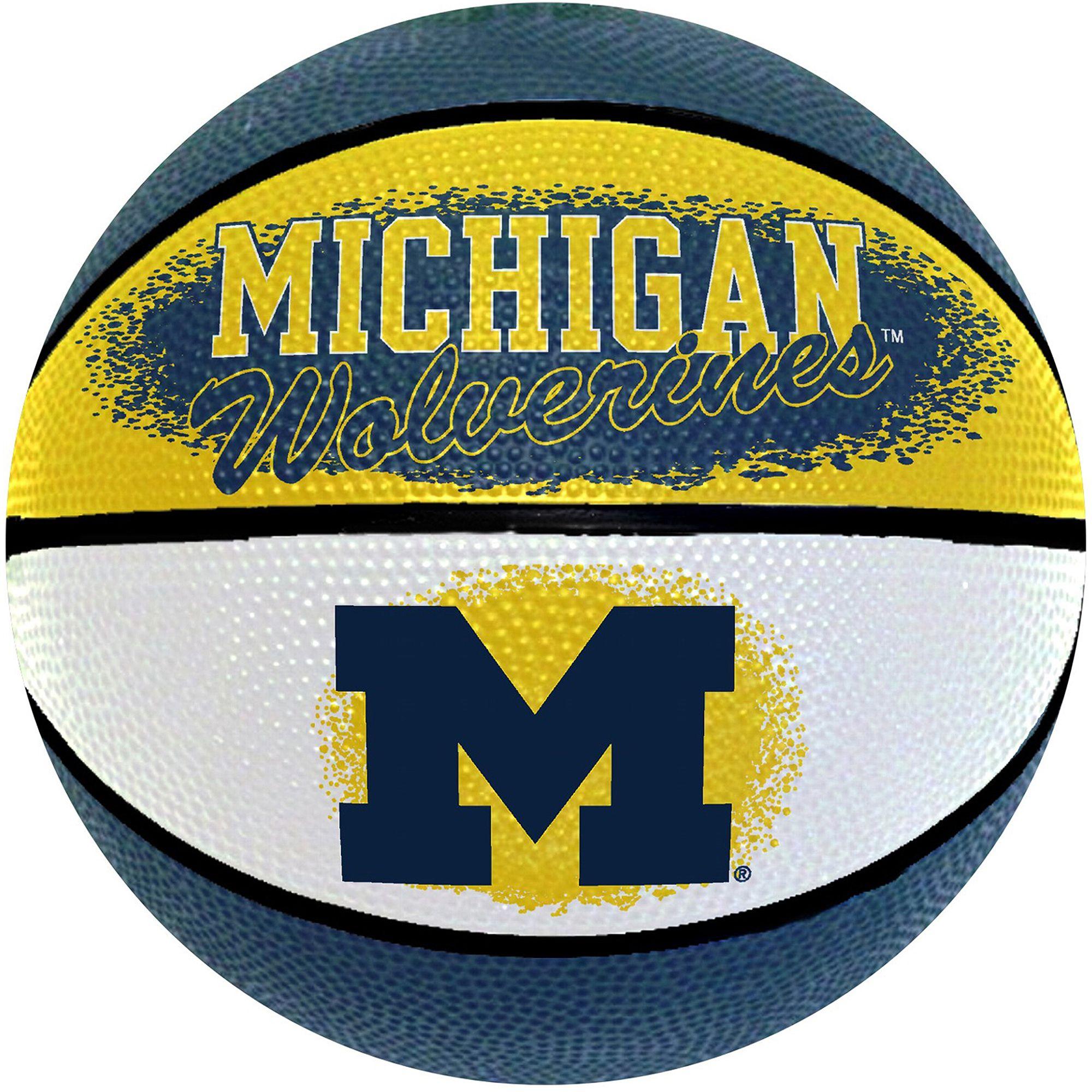 University of Michigan Basketball Logo - Game Master NCAA 7 Mini Basketball, University of Michigan