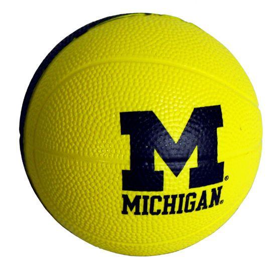 University of Michigan Basketball Logo - University of Michigan Basketball 4 Foam Basketball by Spirit