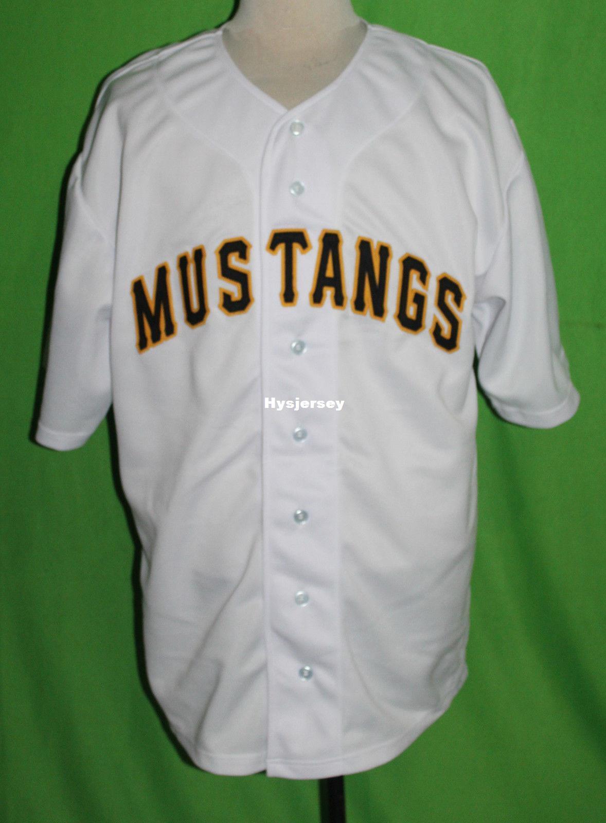 Billings Mustangs Logo - 2019 Cheap Retro BILLINGS MUSTANGS #27 1954 Home BASEBALL JERSEY Or ...