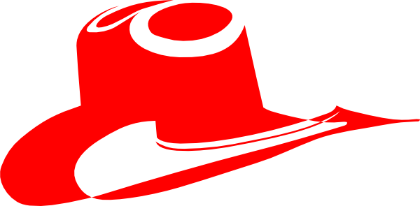 Red Cowboy Logo - Red Cowboy Hat Clip Art at Clker.com - vector clip art online ...
