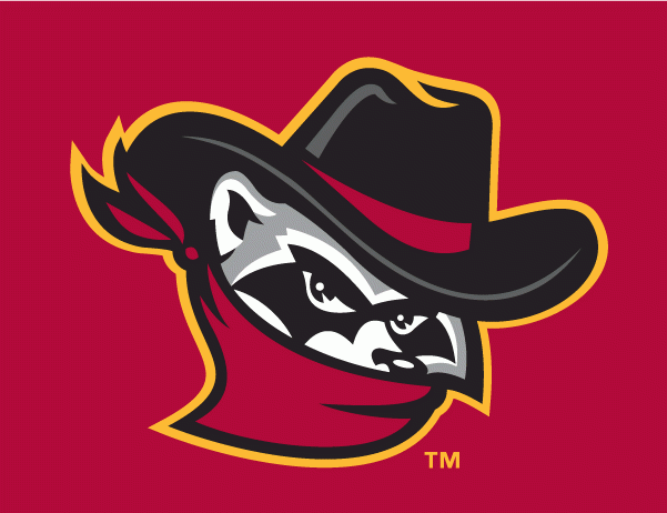 Red Cowboy Logo - Quad Cities River Bandits Cap Logo League (MWL)
