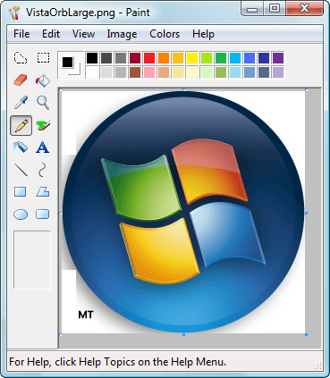 Paint Software Logo - How To Flip An Image Using Microsoft Paint