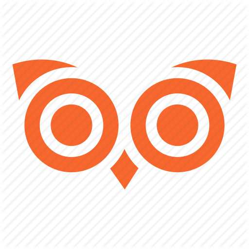 Owl Eyes Logo - Bird, education, eyes, night bird, owl, owl bird, owl eyes, wise icon