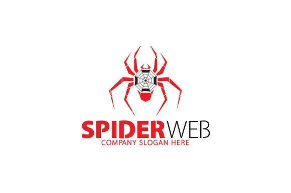 Spider Web Logo - Spider Web Logo Template ~ Logo Templates ~ Creative Market