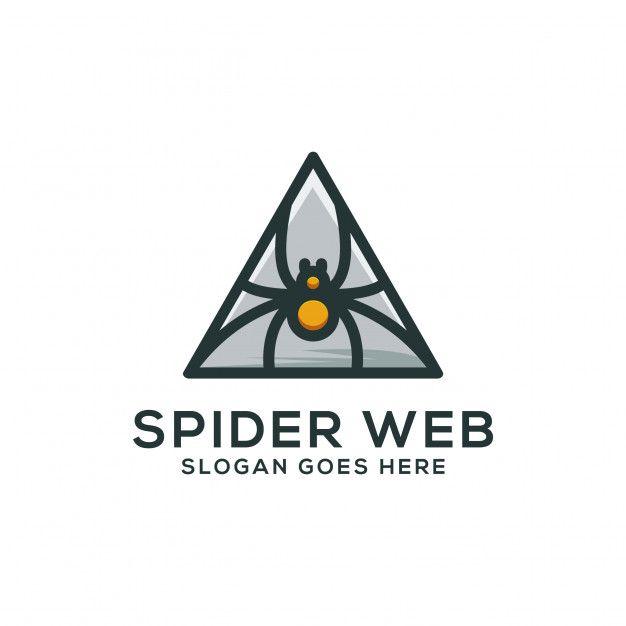 Spider Web Logo - Spider web logo template Vector | Premium Download