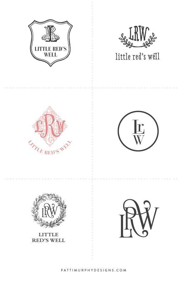 Red and White Y Logo - Patti Murphy Designs // Branding Little Red's Well