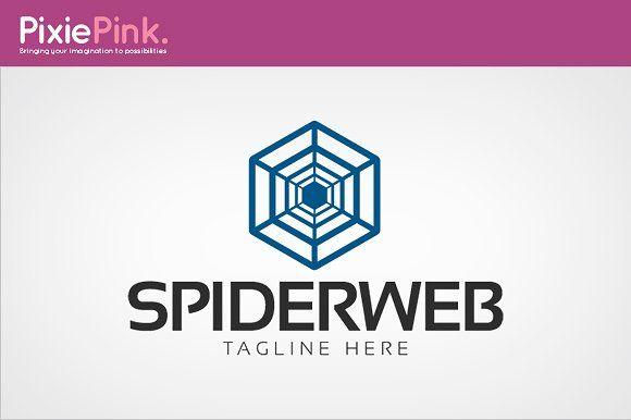 Spider Web Logo - Spider Web Logo Template ~ Logo Templates ~ Creative Market