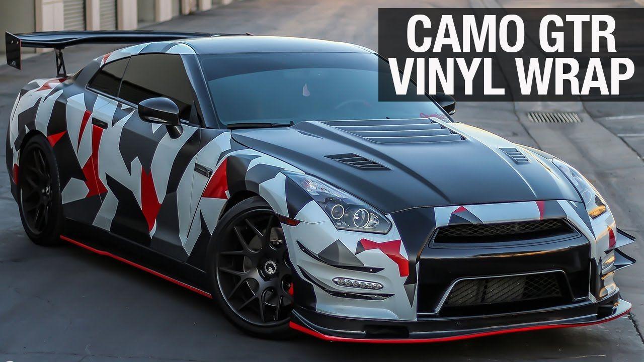 Camo Nissan Logo - NISSAN GTR CAMO VINYL WRAP | PREMIUM AUTO STYLING - YouTube