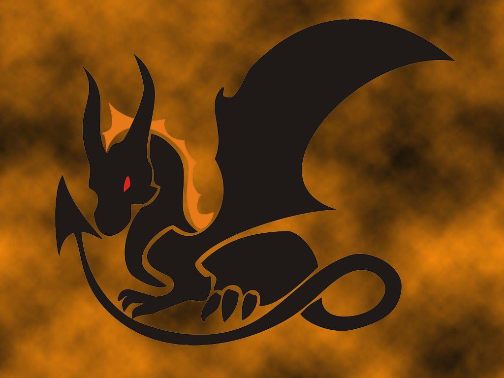 Orange and Black Dragon Logo - Dragon orange by Black-Dragon-Club on DeviantArt
