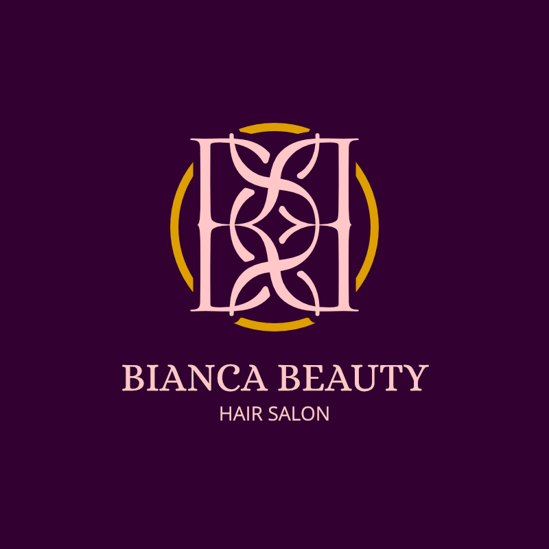 Beauty Logo - Bianca Beauty - Hair Salon Logo Template
