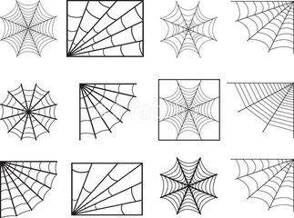 Spider Web Logo - Spider Web Illustrated On White. Website Logo Ideas. Website Logo