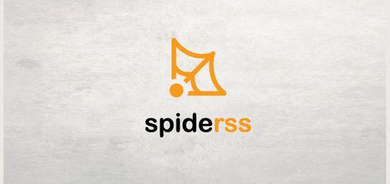 Spider Web Logo - Stunning RSS Symbol Inspired Logo Designs