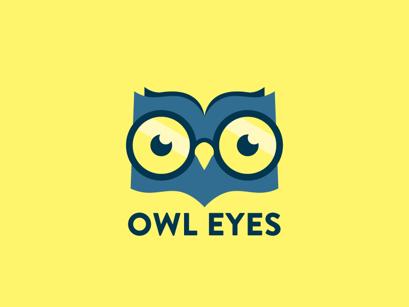 Owl Eyes Logo - Owl Eyes Logo by Andy Davies | Dribbble | Dribbble