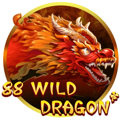 Orange and Black Dragon Logo - Booongo | 88 Wild Dragon