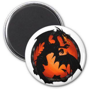 Orange and Black Dragon Logo - Black Dragon Logo Home Décor, Furnishings & Pet Supplies
