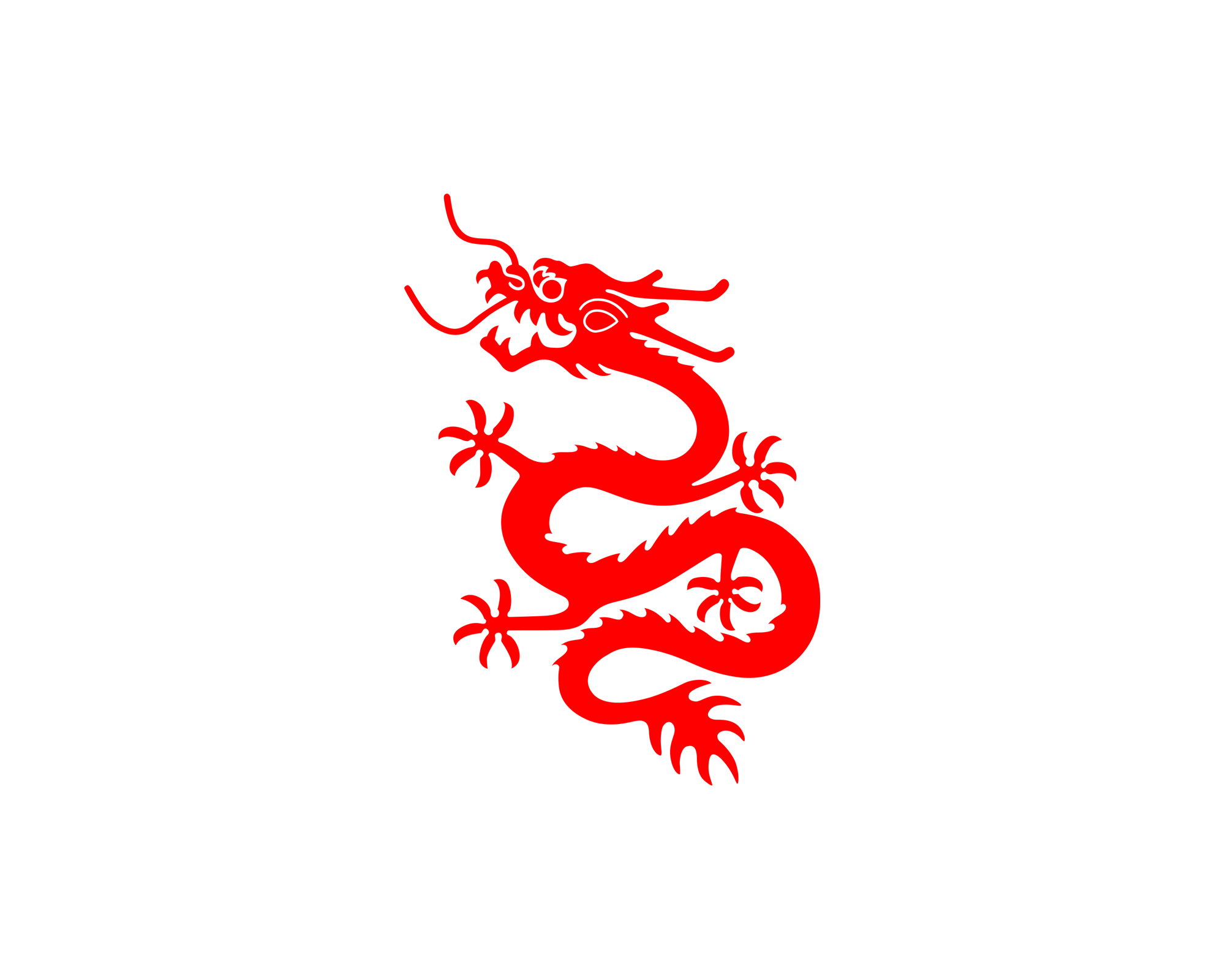 Orange and Black Dragon Logo - Gradient Freestyle3 Colors Logo Image - Free Logo Png