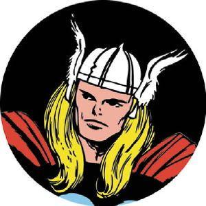 Thor Face Logo - The Mighty Thor Comic Art Face Image 3