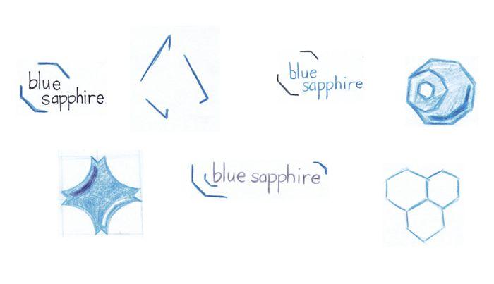 Blue Sapphire Logo - Identity Design by Michael Slinger at Coroflot.com