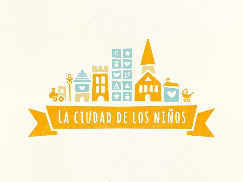 Yellow City Logo - La ciudad de los niños | Logo designs | Pinterest | Logos
