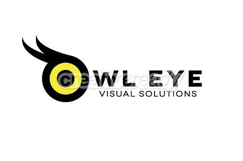 Owl Eyes Logo - Owl Eye Logo | CreativeReady