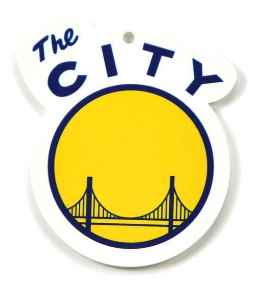 Yellow City Logo - Golden State Warriors The City Logo Steel Magnet Magnet at ...