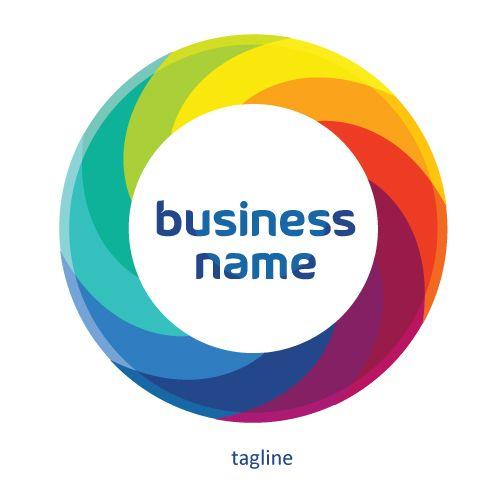 Colour Logo - Circles. Brand Your Business