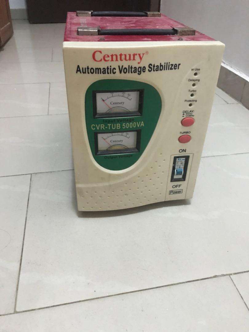 Century Stabilizer Logo - 5kva Century Stabilizer Appliances