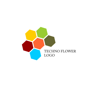 Colour Logo - Techno colour inspiration vector logo design download. Vector Logos