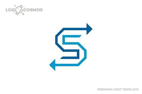 Blue Letter S Logo - Subway S Logo 2 Logo Templates Creative Market