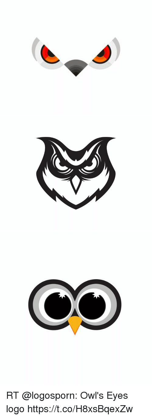 Owl Eyes Logo - RT Owl's Eyes Logo. Funny Meme on ME.ME