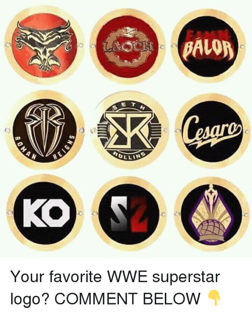 WWE Superstars Logo - A N MET LLINS PALO Your Favorite WWE Superstar Logo? COMMENT BELOW ...
