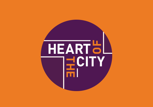 Yellow City Logo - Heart Of The City Logo
